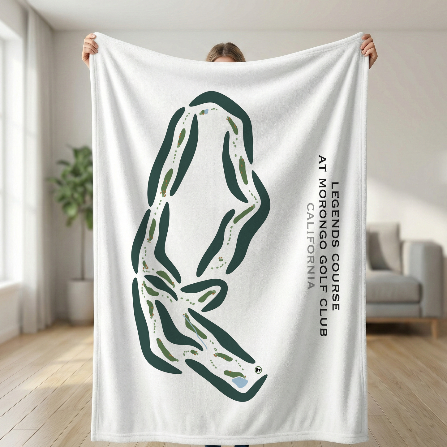 Legends Course at Morongo Golf Club at Tukwet Canyon, California - Printed Golf Courses