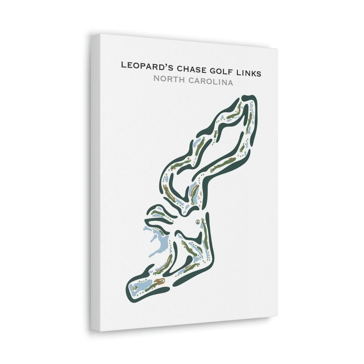 Leopard's Chase Golf Links, North Carolina - Printed Golf Courses
