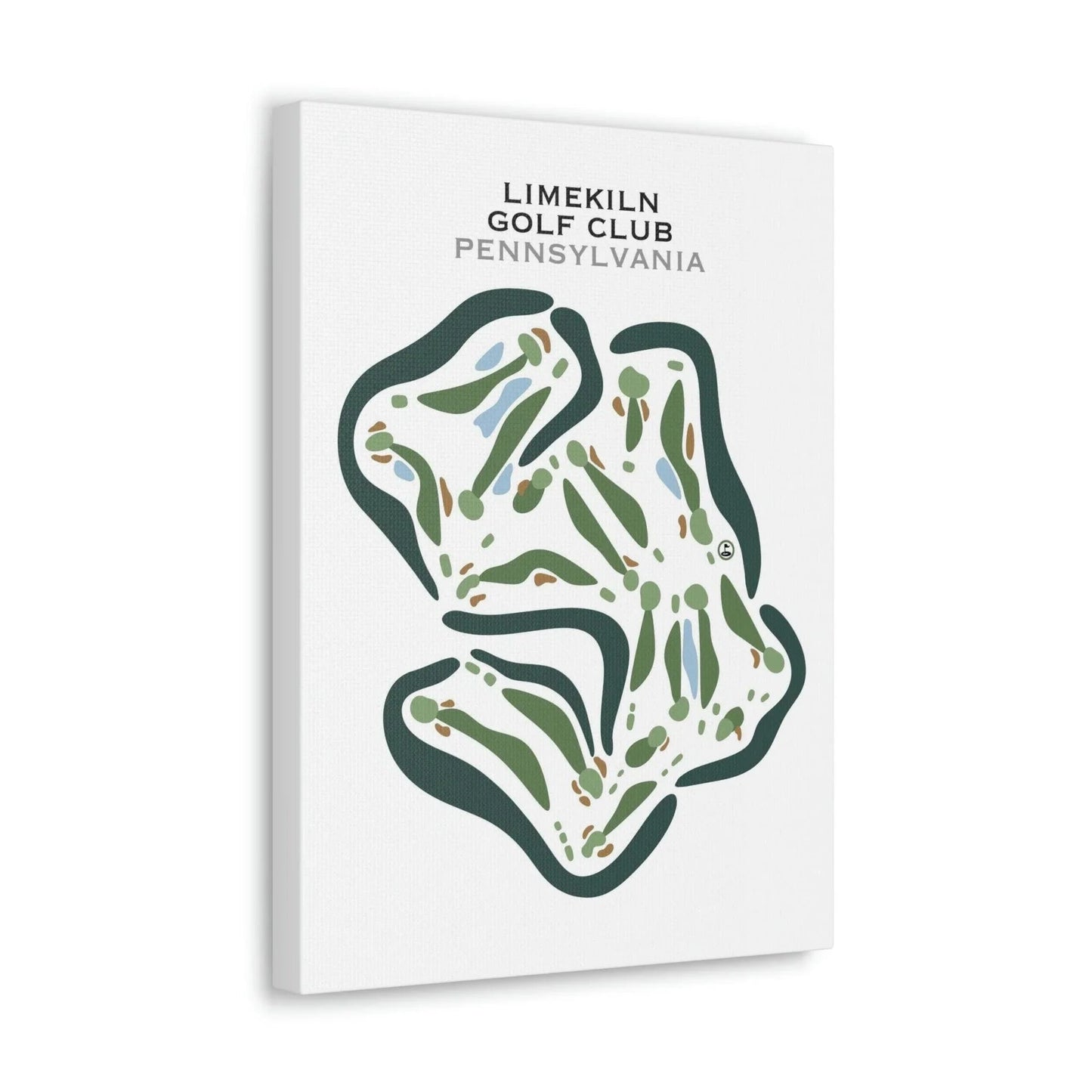 Limekiln Golf Course, Pennsylvania - Printed Golf Courses