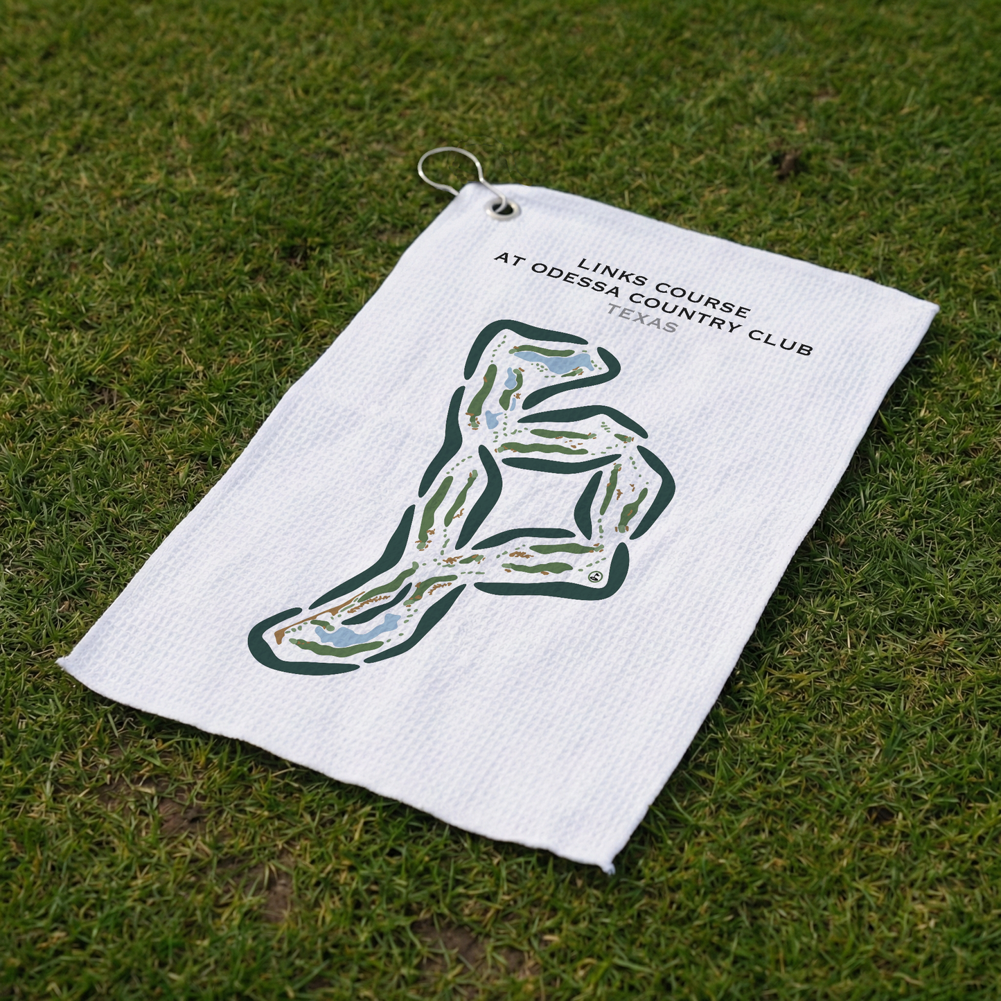 Odessa Country Club, Links Course, Texas - Printed Golf Courses