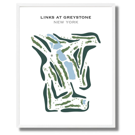 The Links at Greystone, New York - Printed Golf Courses