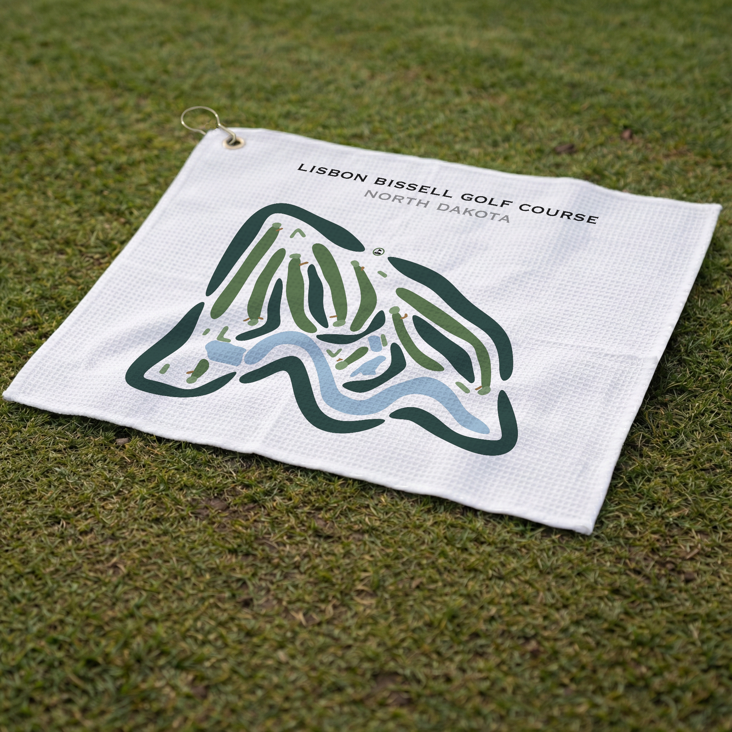 Lisbon Bissell Golf Course, North Dakota - Printed Golf Courses