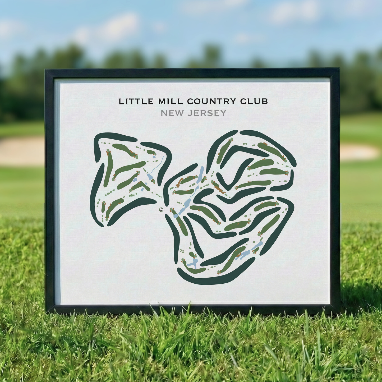 Little Mill Country Club, New Jersey - Printed Golf Courses