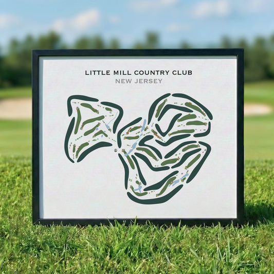 Little Mill Country Club, New Jersey - Printed Golf Courses