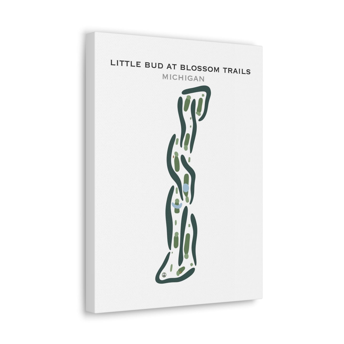 Little Bud at Blossom Trails, Michigan - Printed Golf Courses