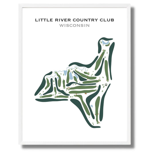 Little River Country Club, Wisconsin - Printed Golf Course