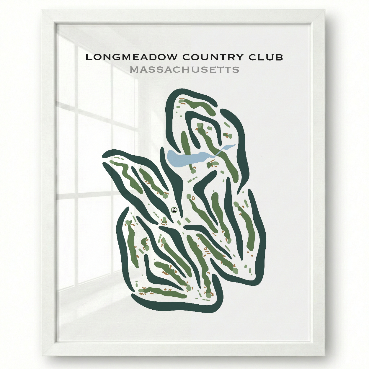 Longmeadow Country Club, Massachusetts - Printed Golf Courses