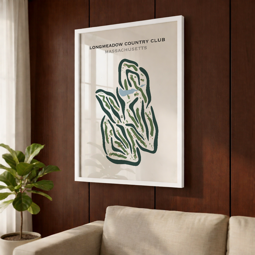 Longmeadow Country Club, Massachusetts - Printed Golf Courses