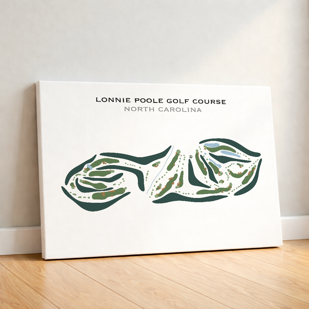 Lonnie Poole Golf Course, North Carolina - Printed Golf Courses