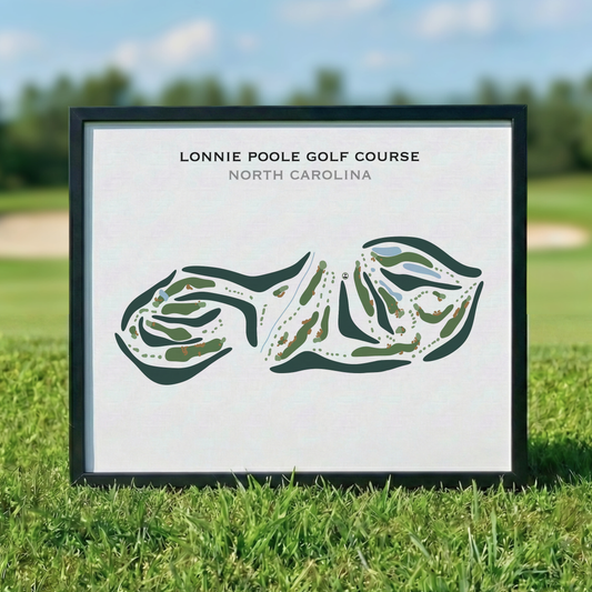 Lonnie Poole Golf Course, North Carolina - Printed Golf Courses