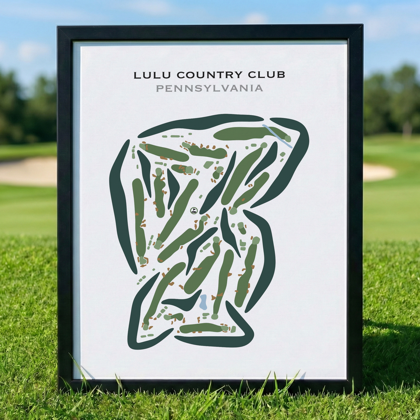 LuLu Country Club, Pennsylvania - Printed Golf Courses