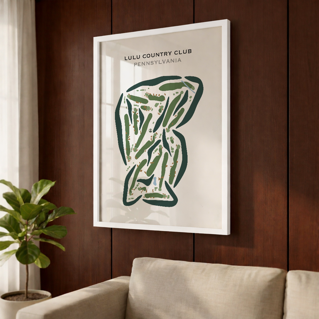 LuLu Country Club, Pennsylvania - Printed Golf Courses