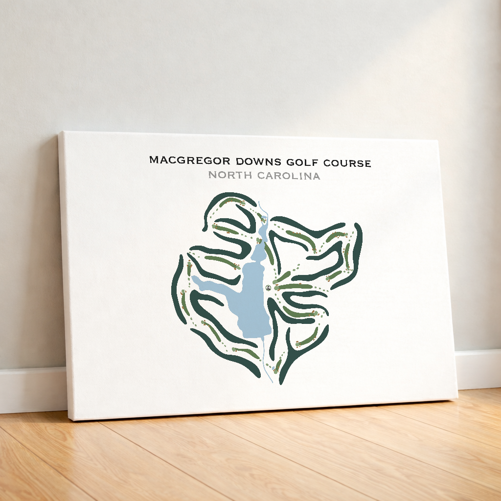 MacGregor Downs Country Club, North Carolina - Printed Golf Courses