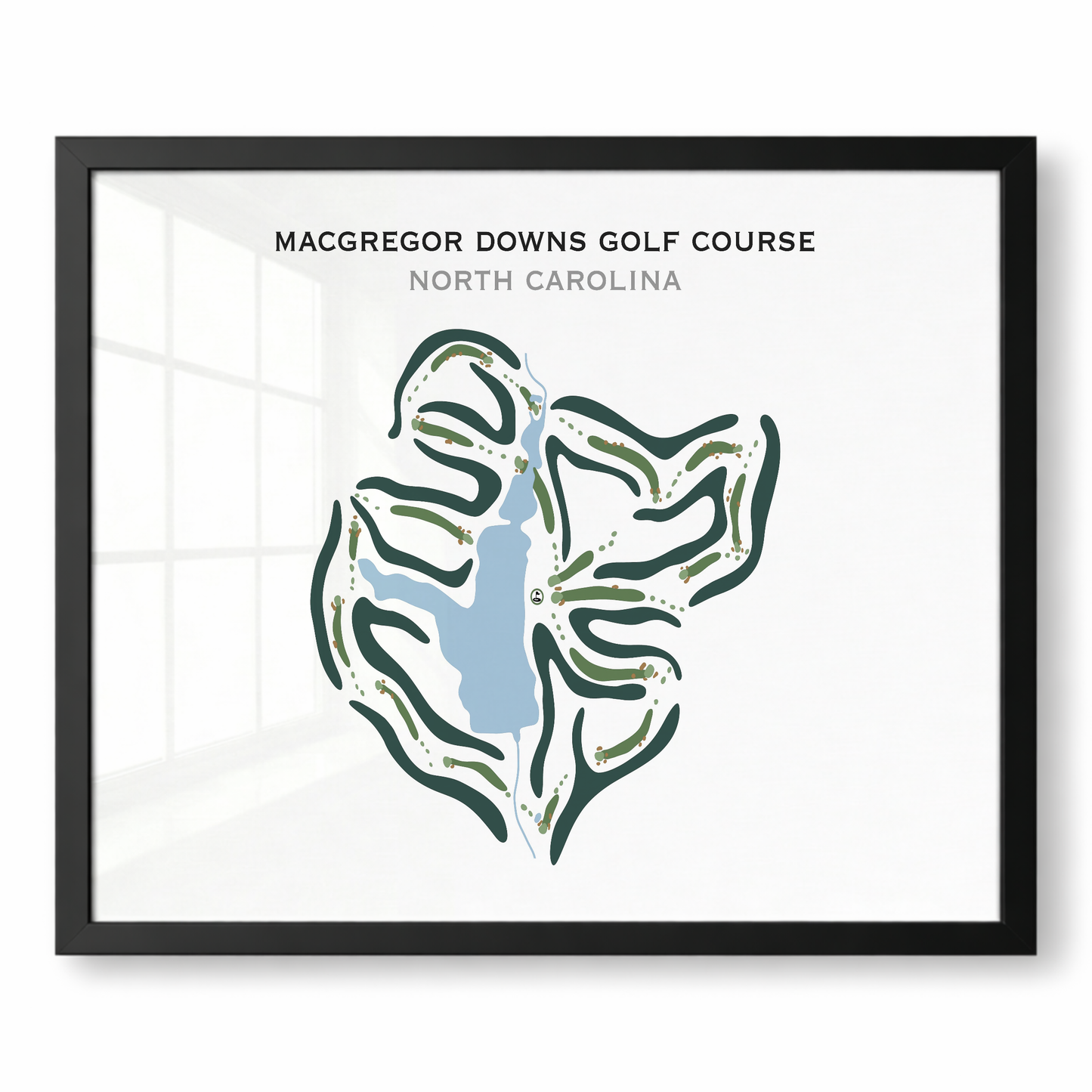 MacGregor Downs Country Club, North Carolina - Printed Golf Courses