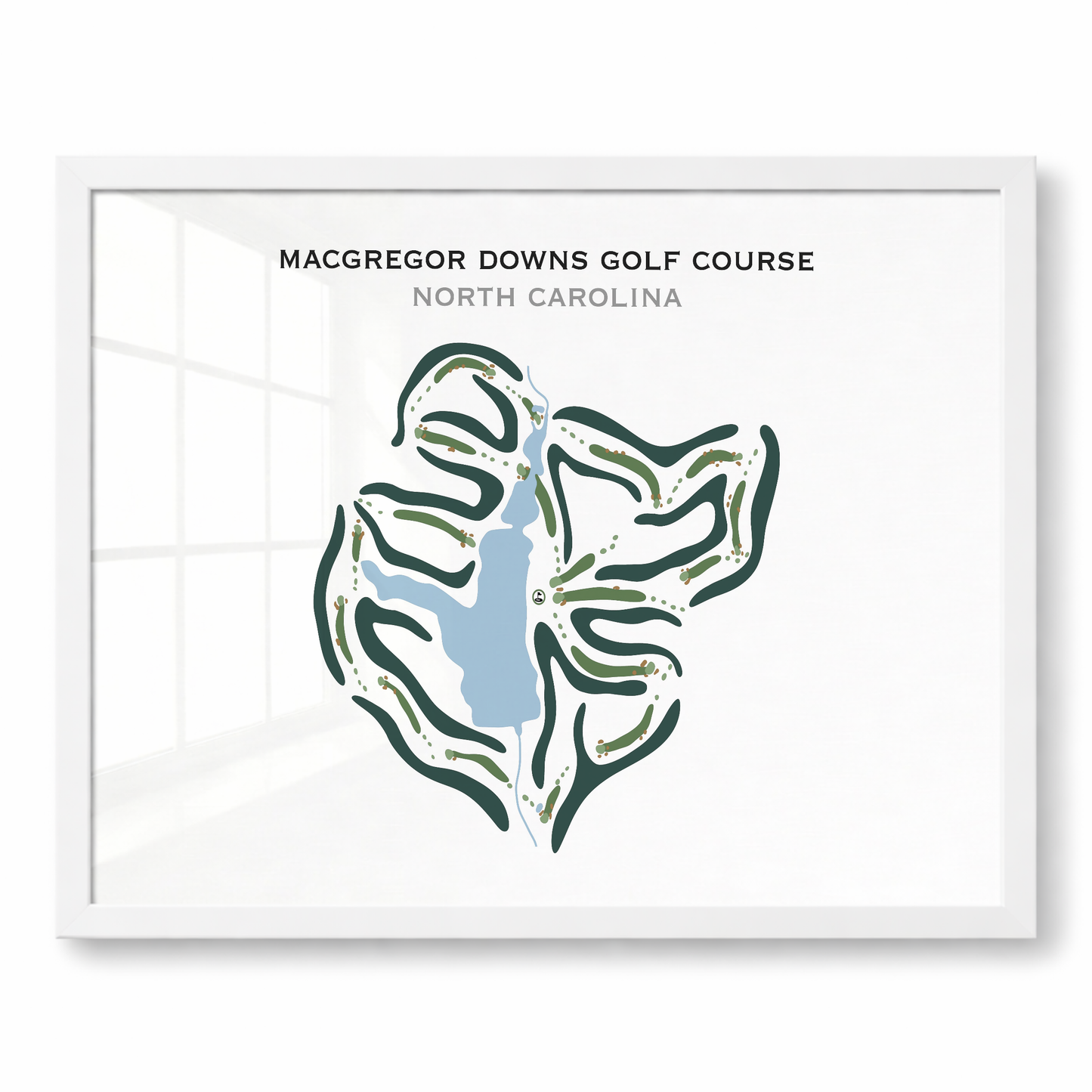 MacGregor Downs Country Club, North Carolina - Printed Golf Courses