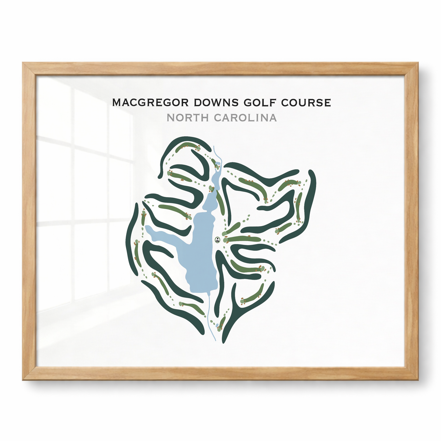 MacGregor Downs Country Club, North Carolina - Printed Golf Courses