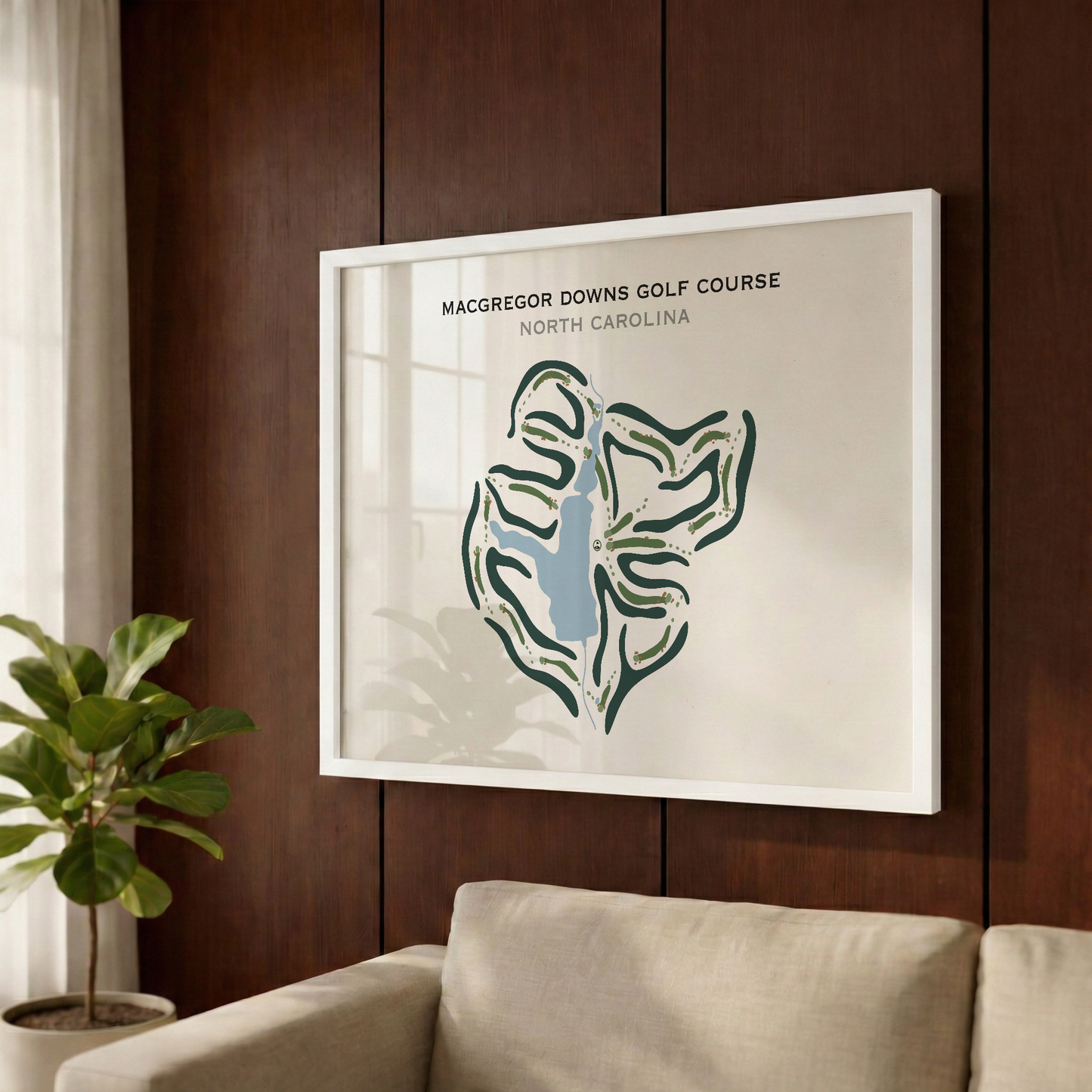 MacGregor Downs Country Club, North Carolina - Printed Golf Courses