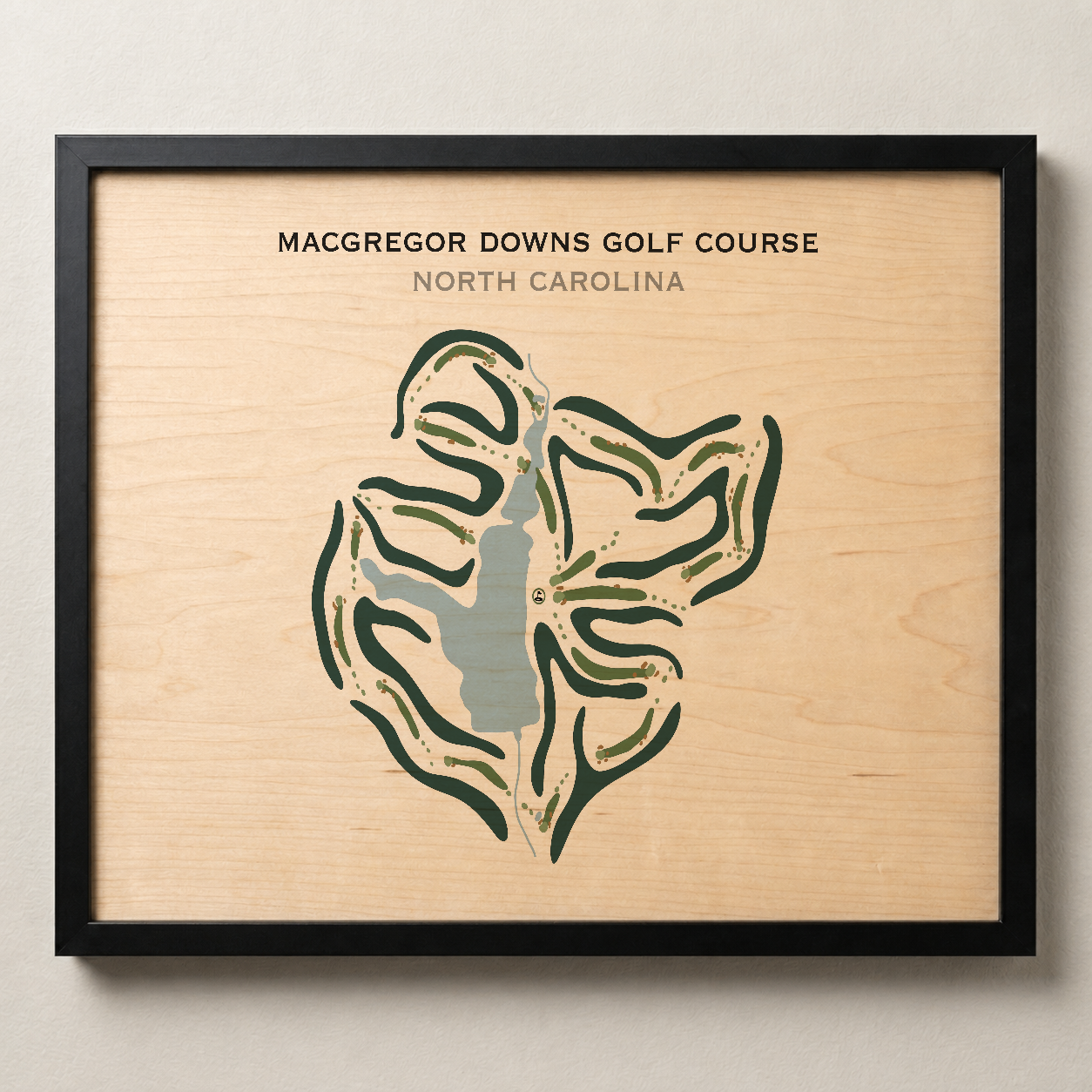 MacGregor Downs Country Club, North Carolina - Printed Golf Courses