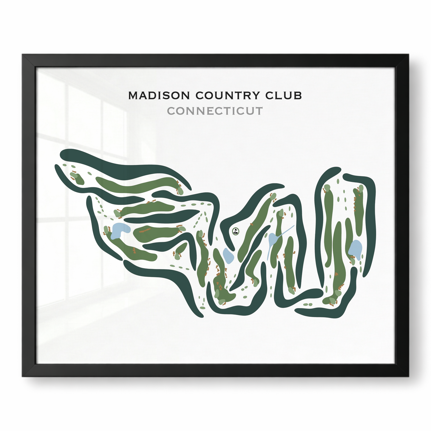 Madison Country Club, Connecticut - Printed Golf Courses