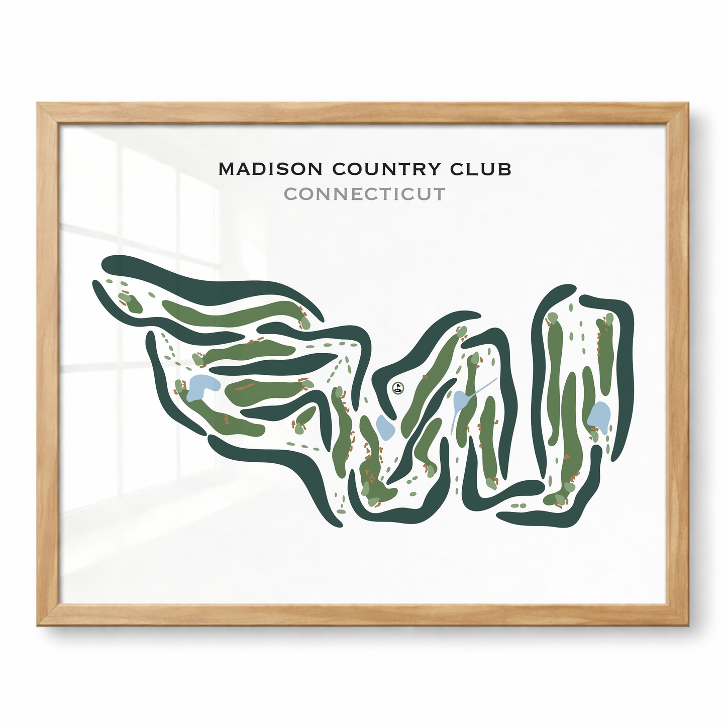 Madison Country Club, Connecticut - Printed Golf Courses