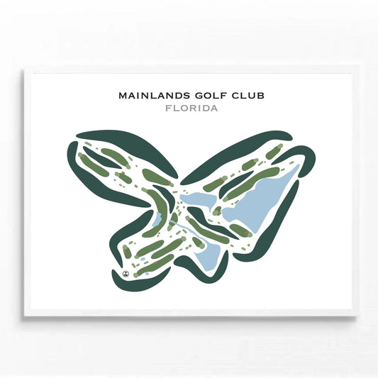 Mainlands Golf Club, Florida - Printed Golf Courses