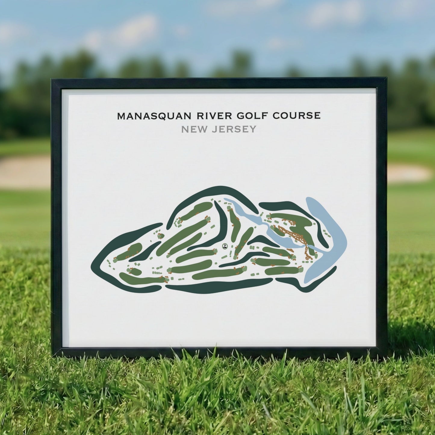 Manasquan River Golf Club, New Jersey - Printed Golf Courses