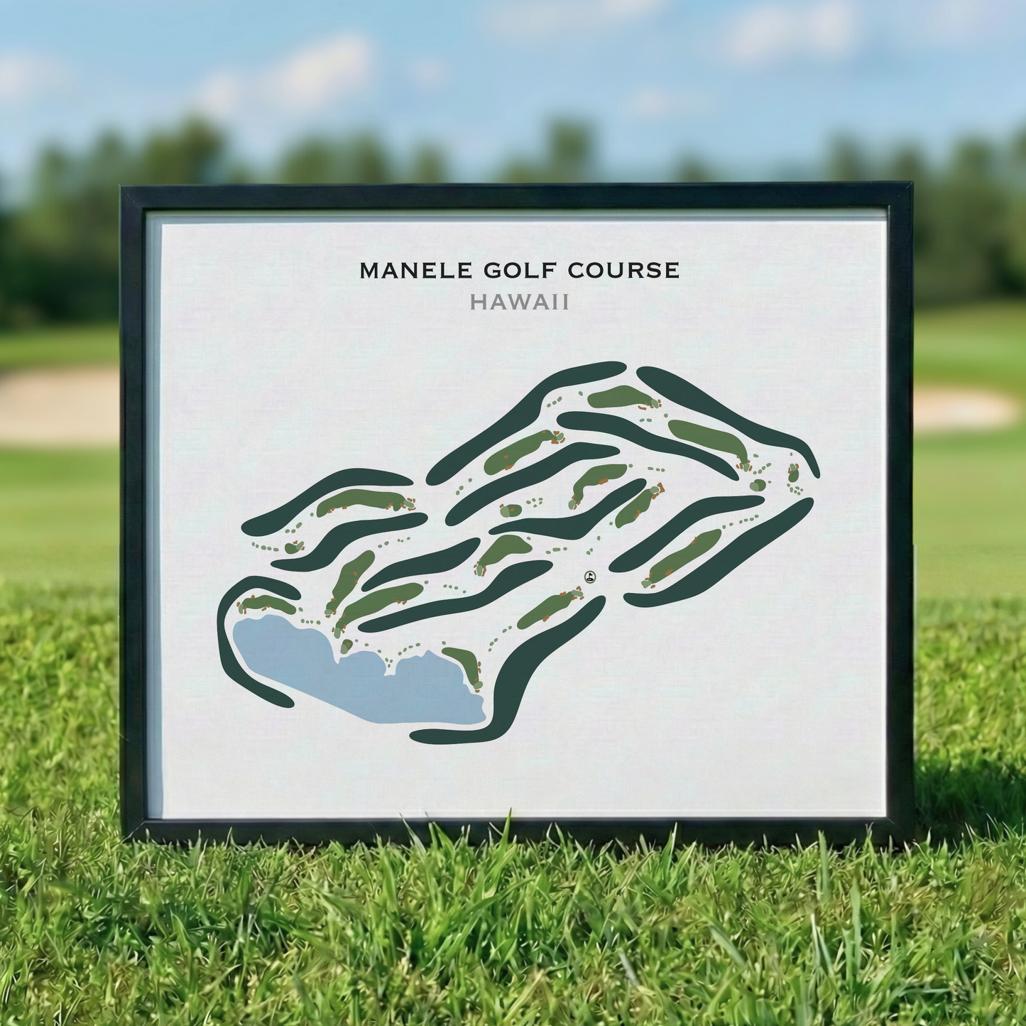 Manele Golf Course, Hawaii - Printed Golf Courses