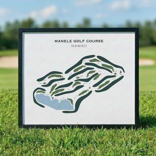 Manele Golf Course, Hawaii - Printed Golf Courses