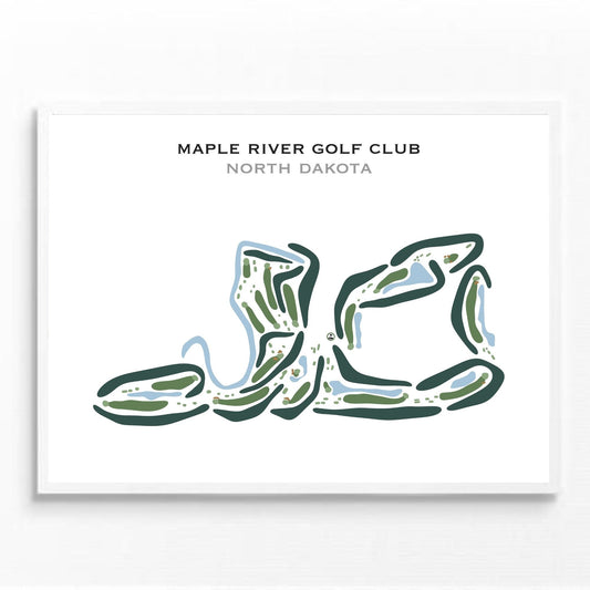 Maple River Golf Club, North Dakota - Printed Golf Courses