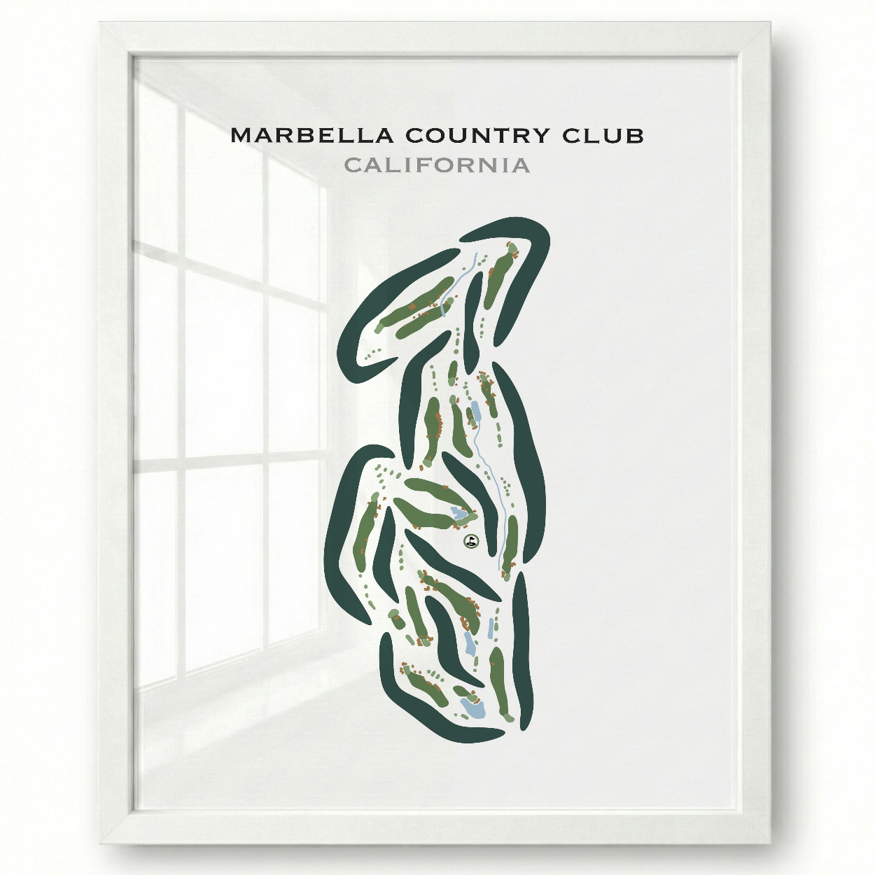 Marbella Country Club, California - Printed Golf Course