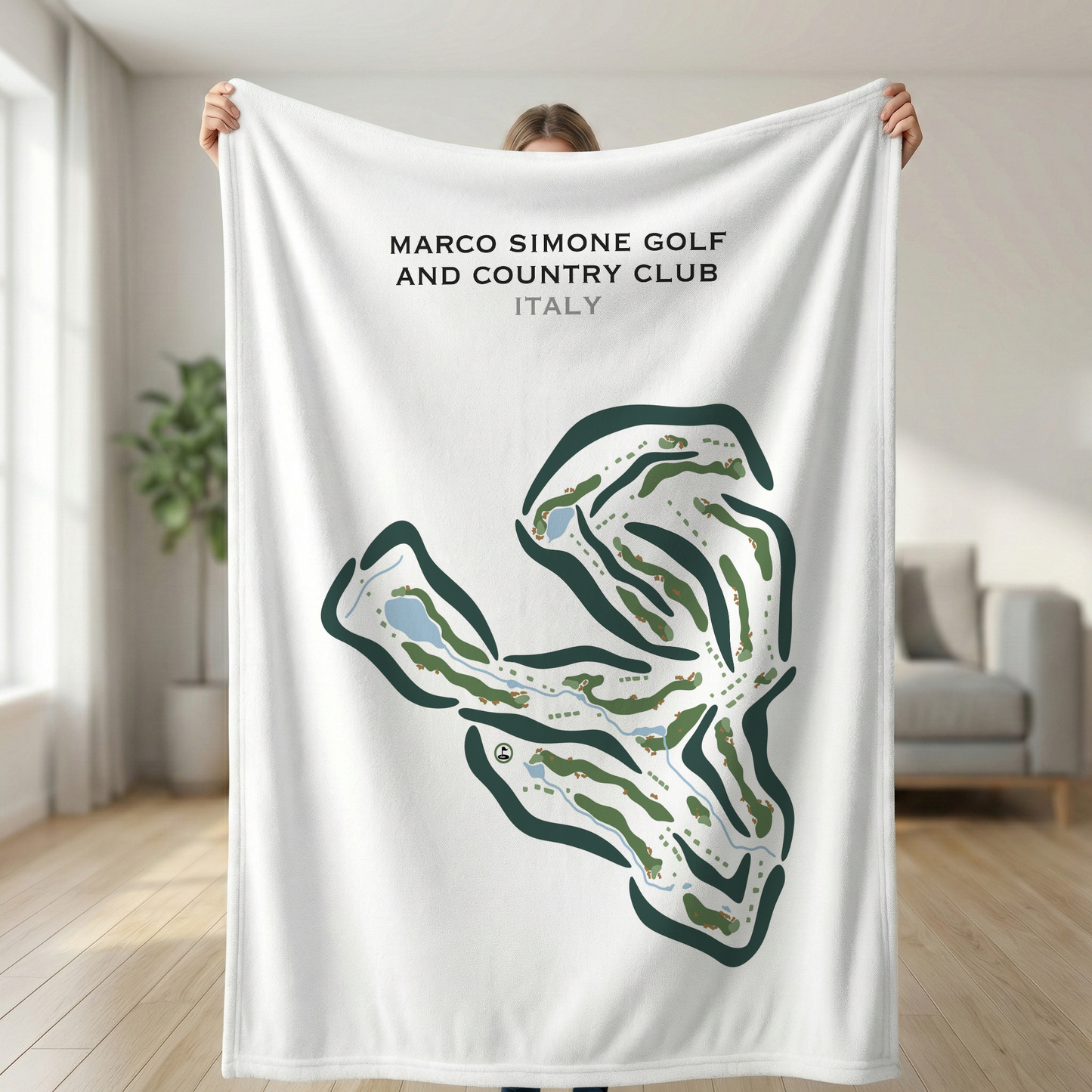 Marco Simone Golf & Country Club, Italy - Printed Golf Courses