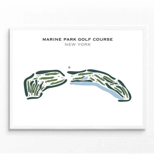 Marine Park Golf Course, New York - Printed Golf Course