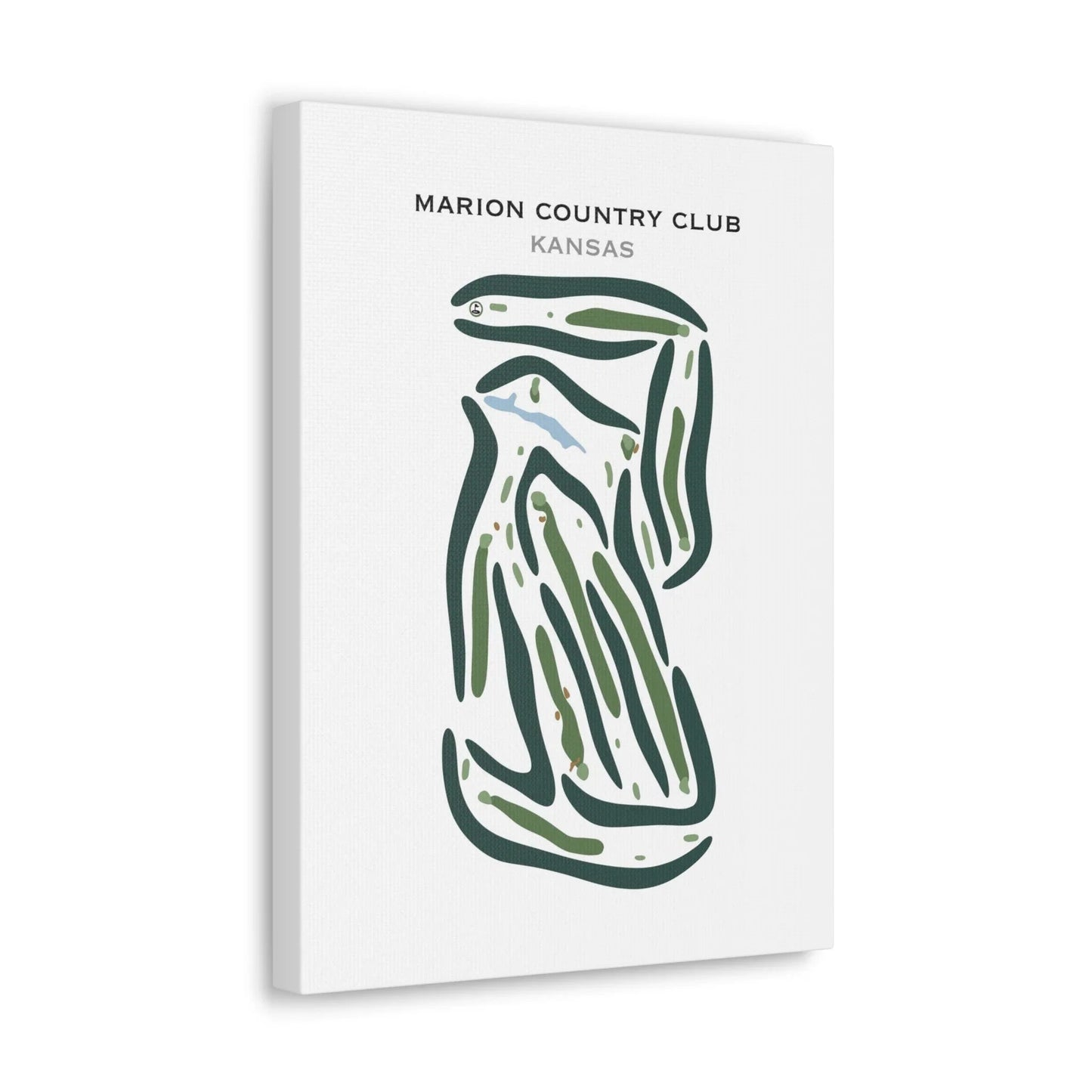 Marion Country Club, Kansas - Printed Golf Courses