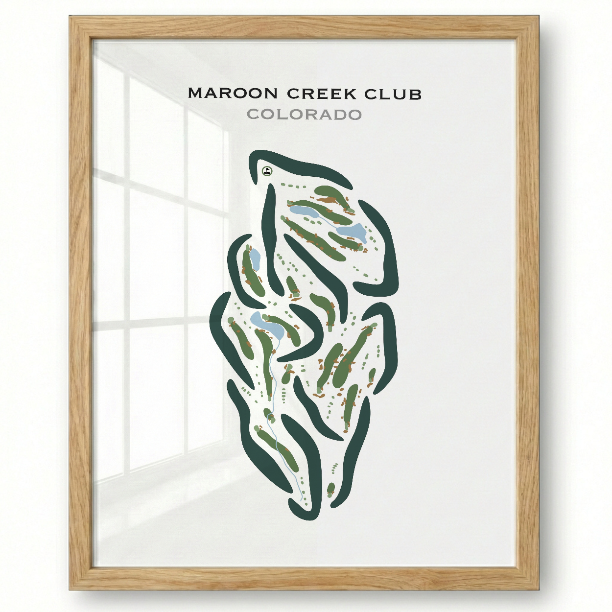 Maroon Creek Club, Colorado - Printed Golf Courses