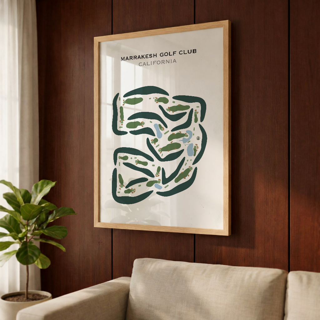 Marrakesh Golf Club, California - Printed Golf Courses