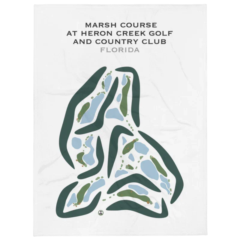 Marsh Course at Heron Creek Golf and Country Club, Florida - Printed Golf Courses