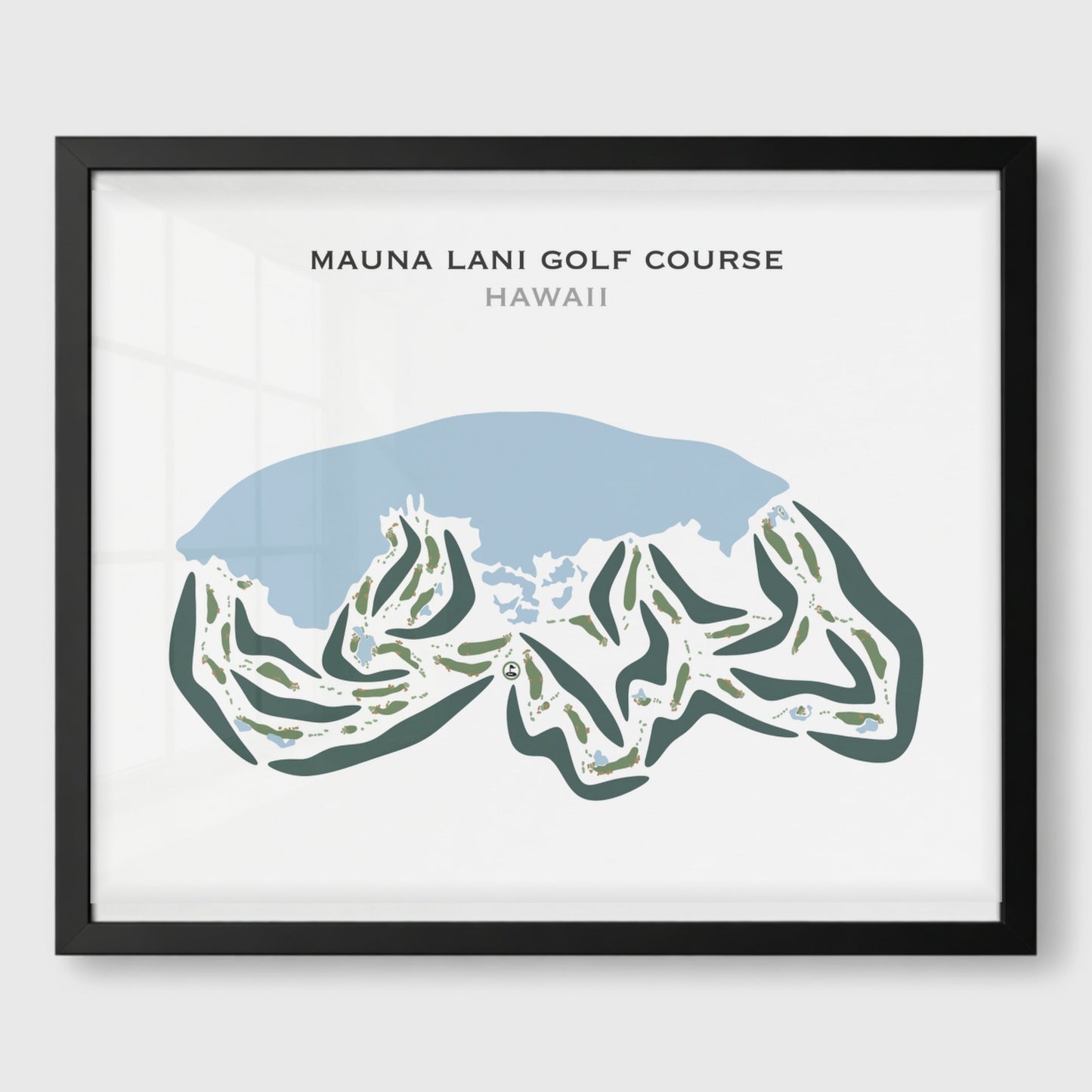 Mauna Lani Golf Course, Hawaii - Printed Golf Courses
