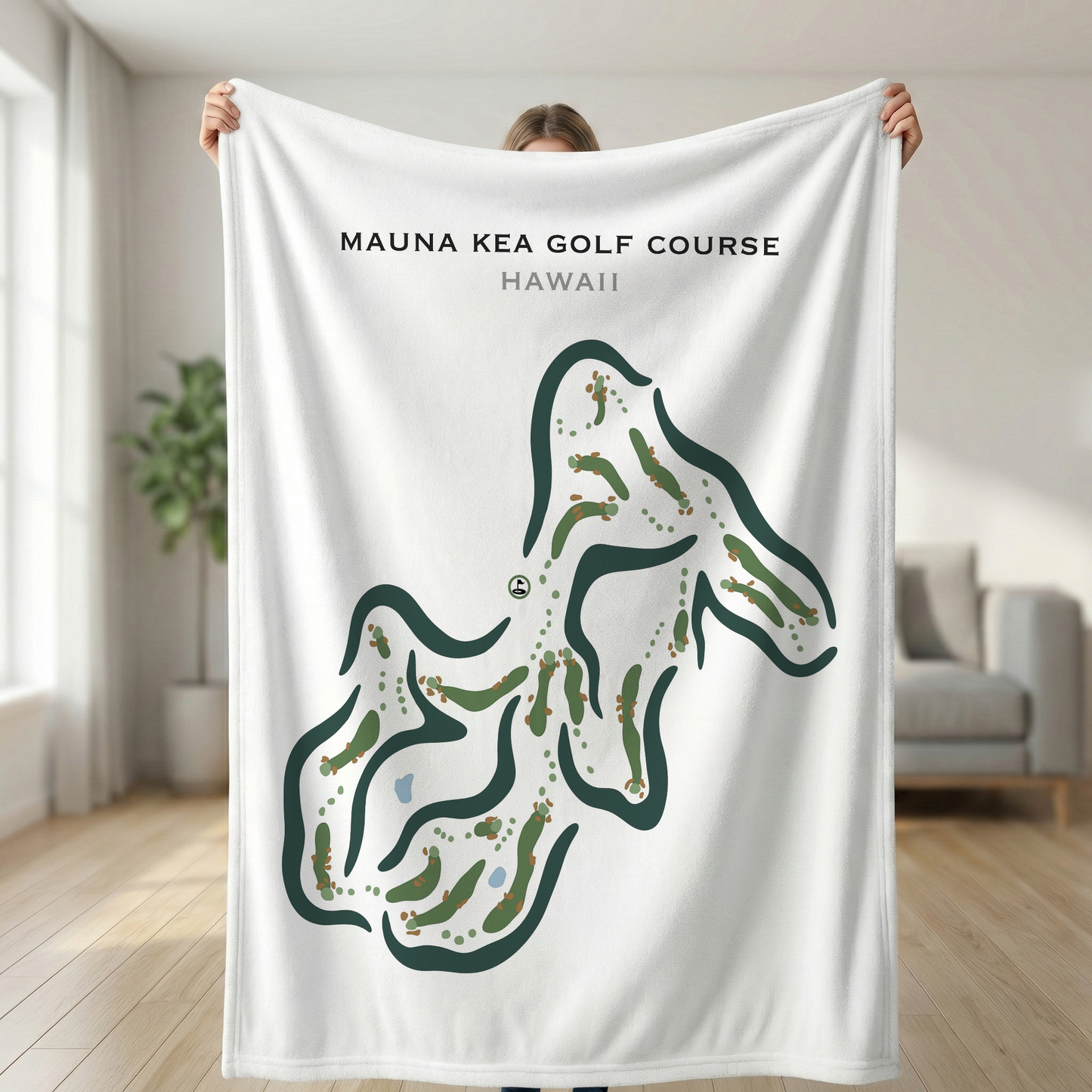 Mauna Kea Golf Course, Hawaii - Printed Golf Courses
