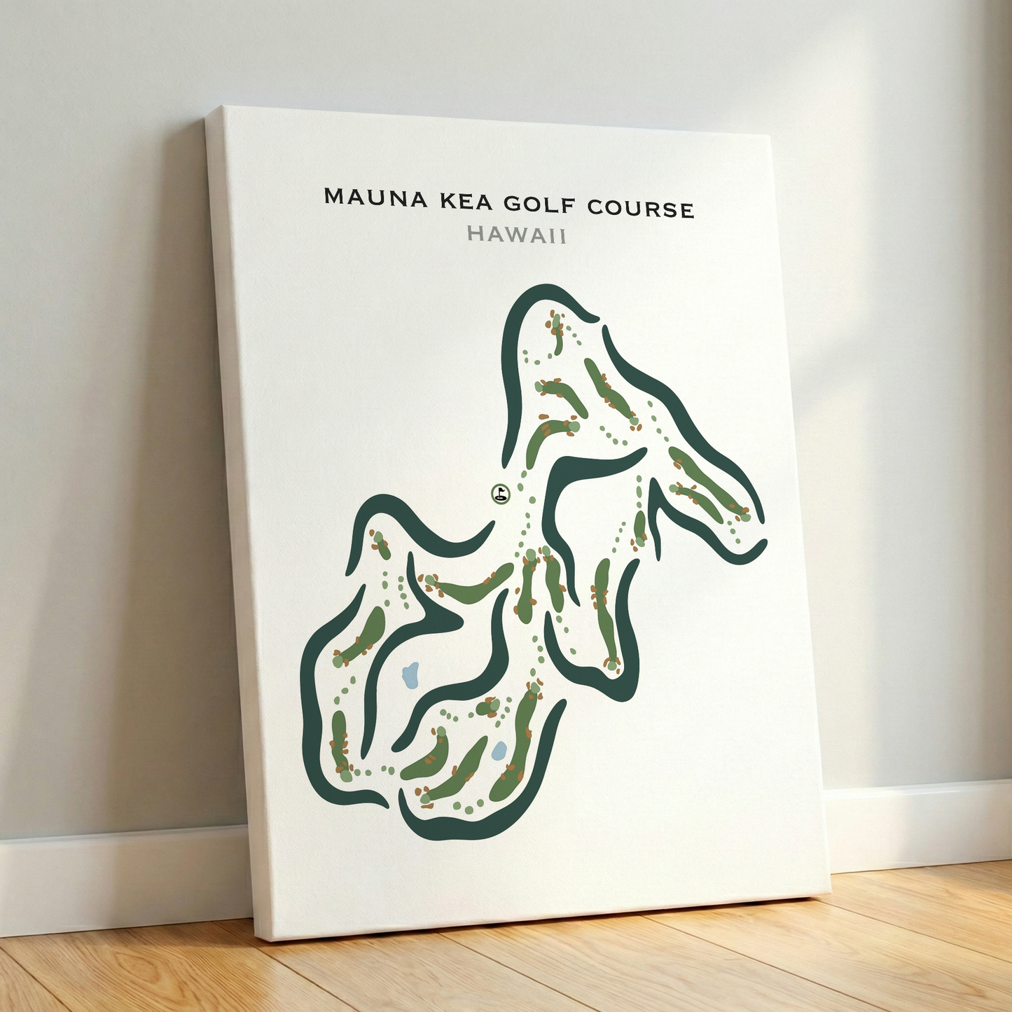 Mauna Kea Golf Course, Hawaii - Printed Golf Courses
