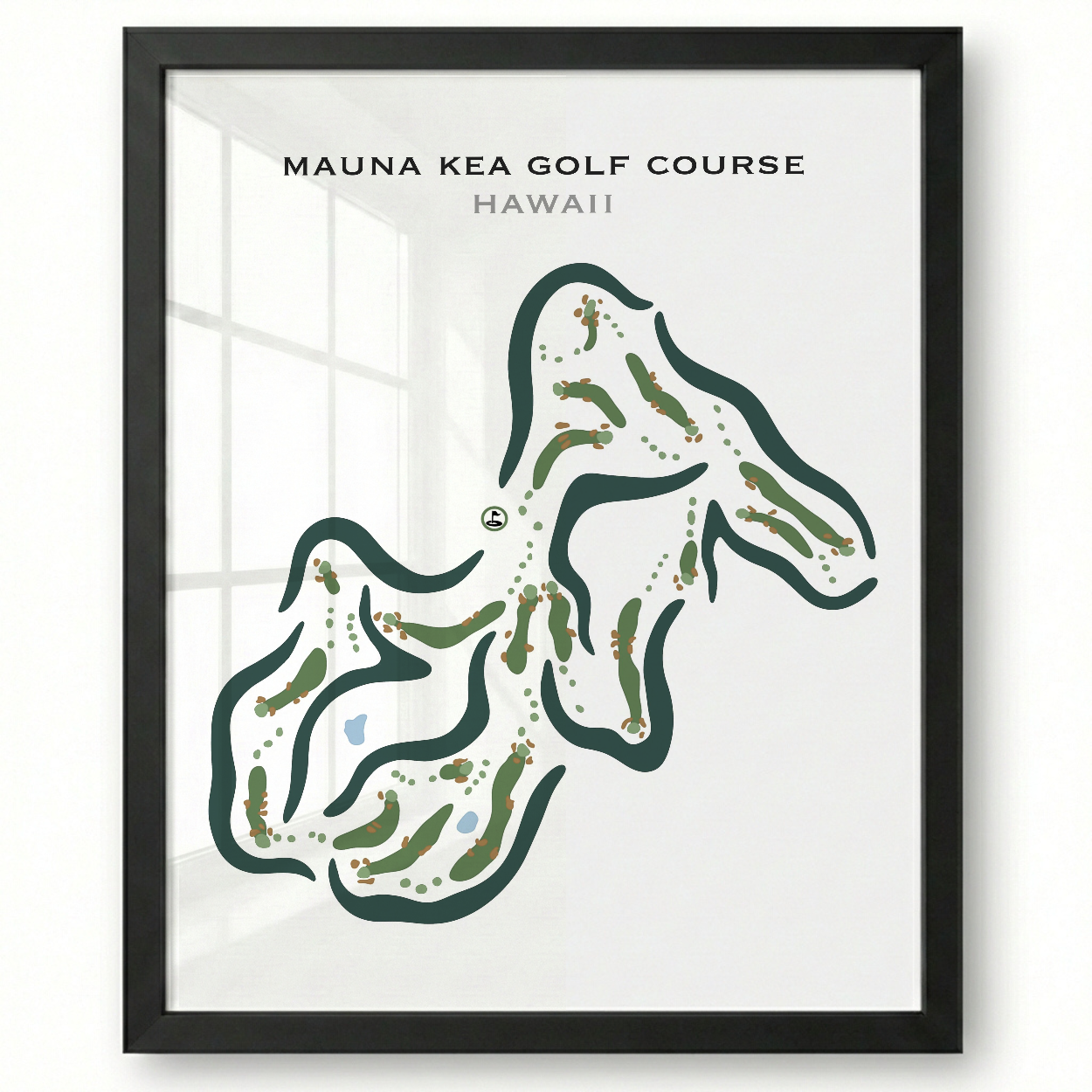 Mauna Kea Golf Course, Hawaii - Printed Golf Courses