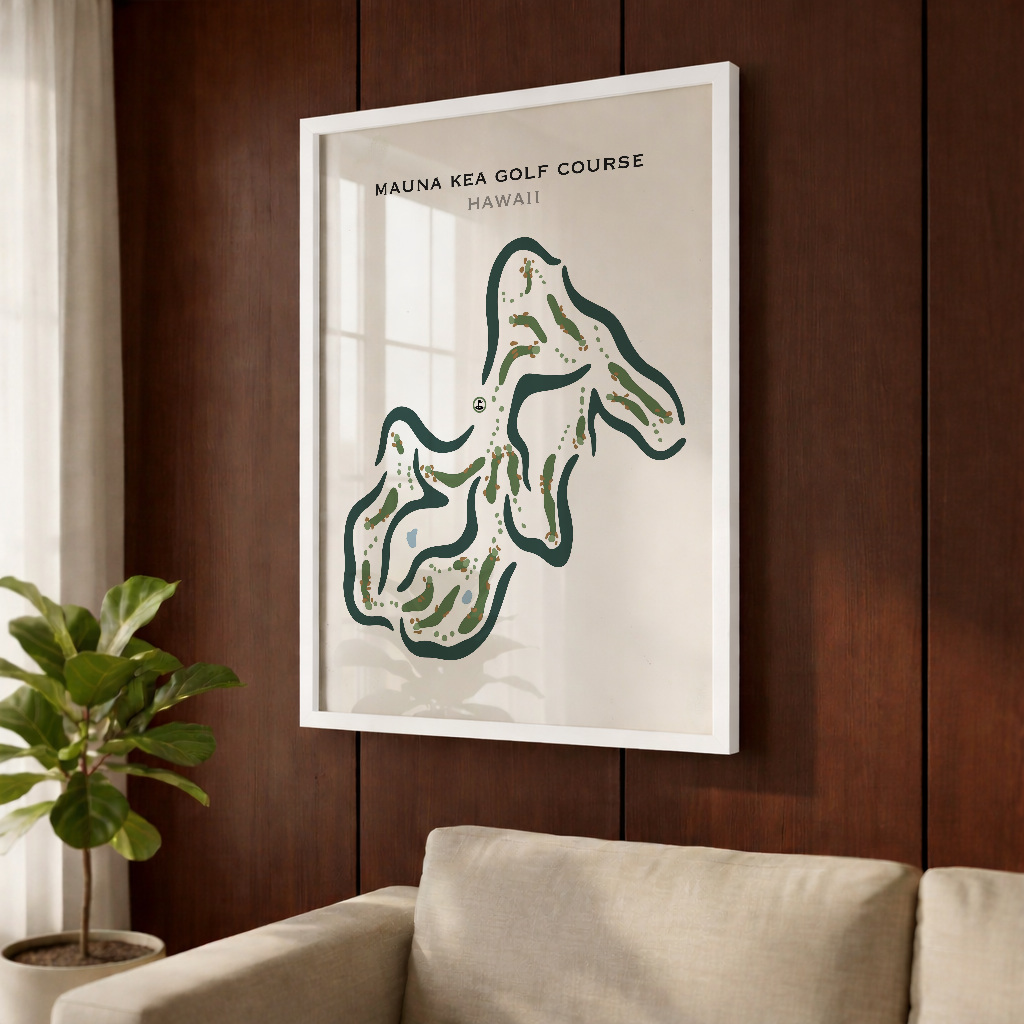 Mauna Kea Golf Course, Hawaii - Printed Golf Courses