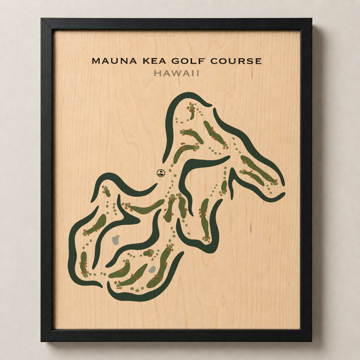 Mauna Kea Golf Course, Hawaii - Printed Golf Courses