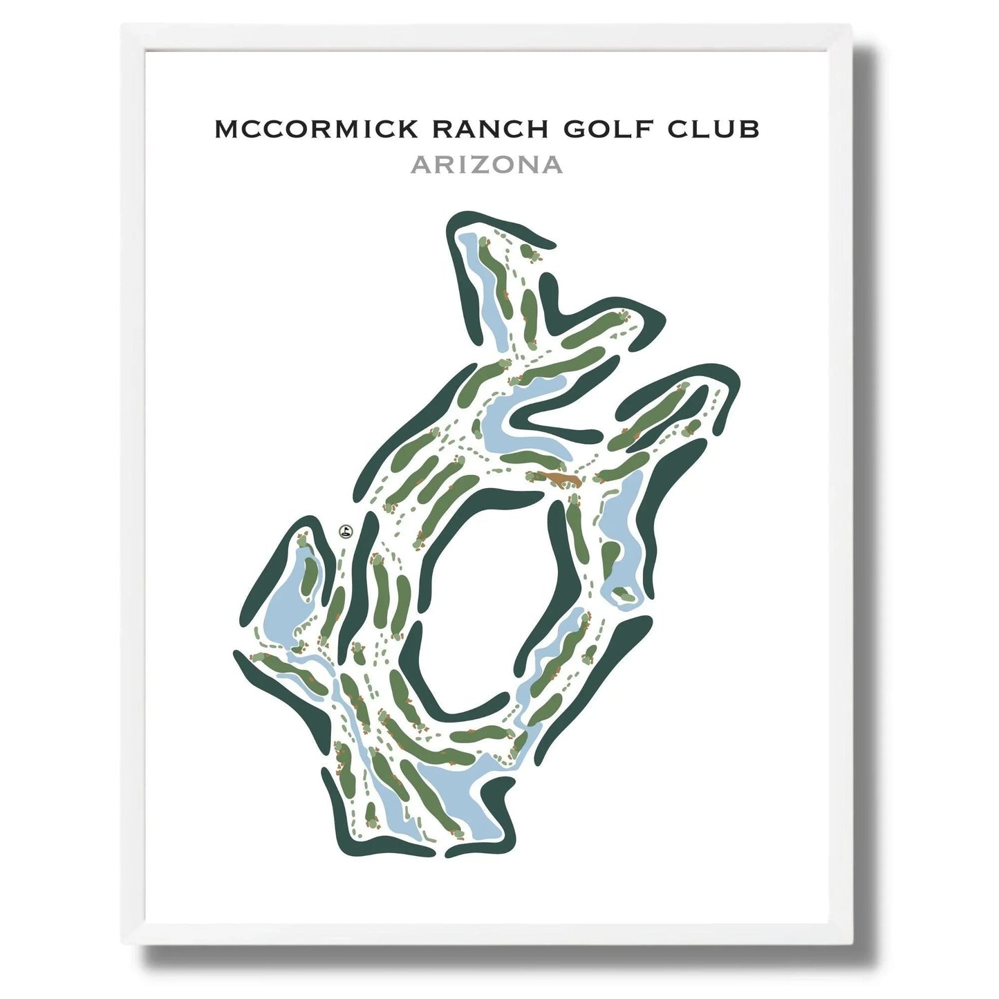 McCormick Ranch Golf Club, Arizona - Printed Golf Course