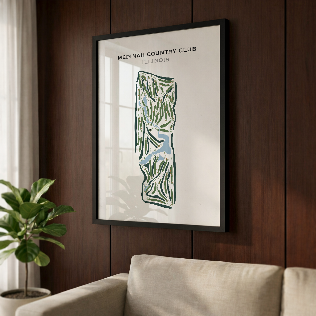 Medinah Country Club, Illinois - Printed Golf Courses