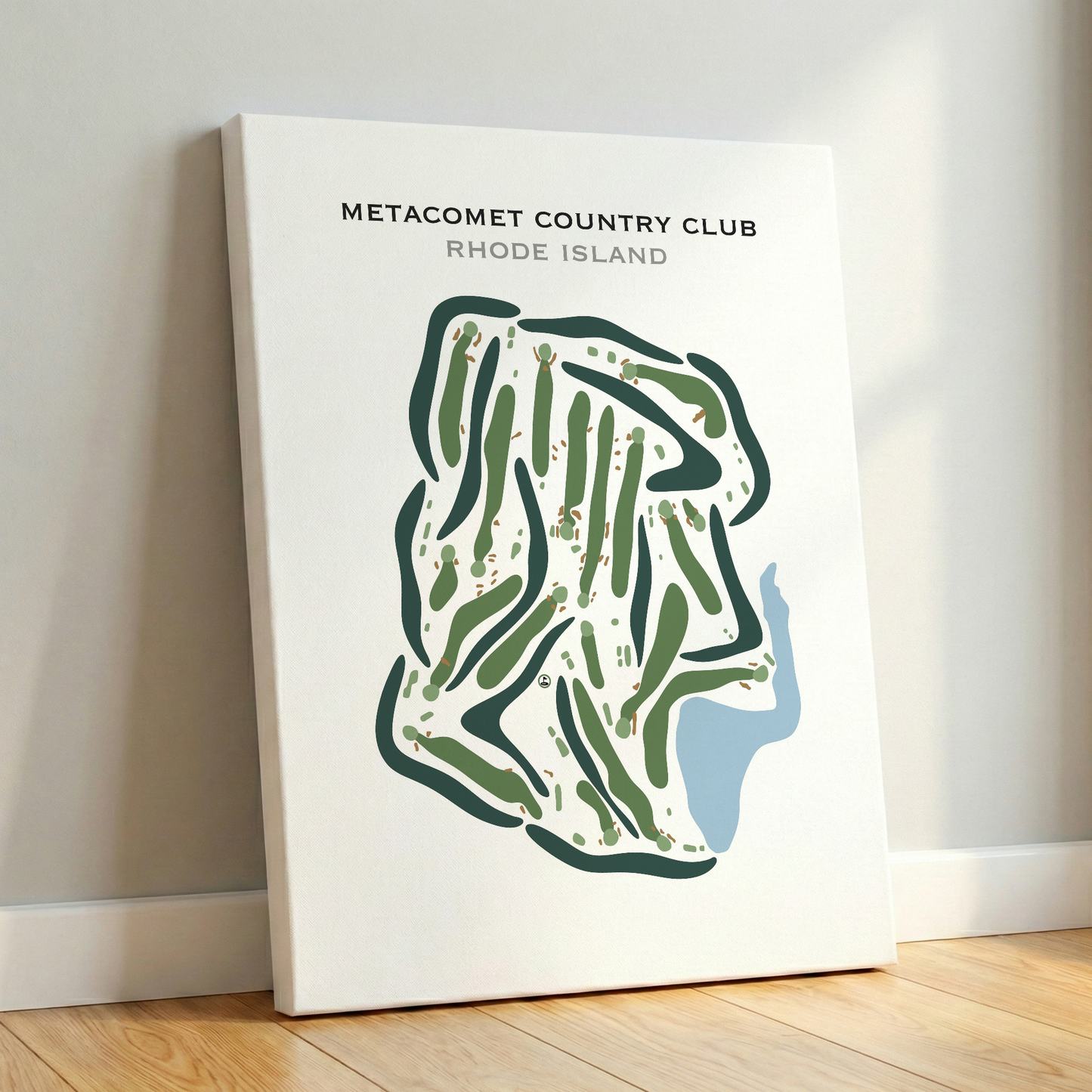 Metacomet Country Club, Rhode Island - Printed Golf Course