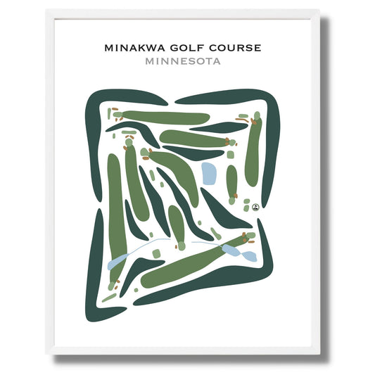 Minakwa Golf Course, Minnesota - Printed Golf Courses