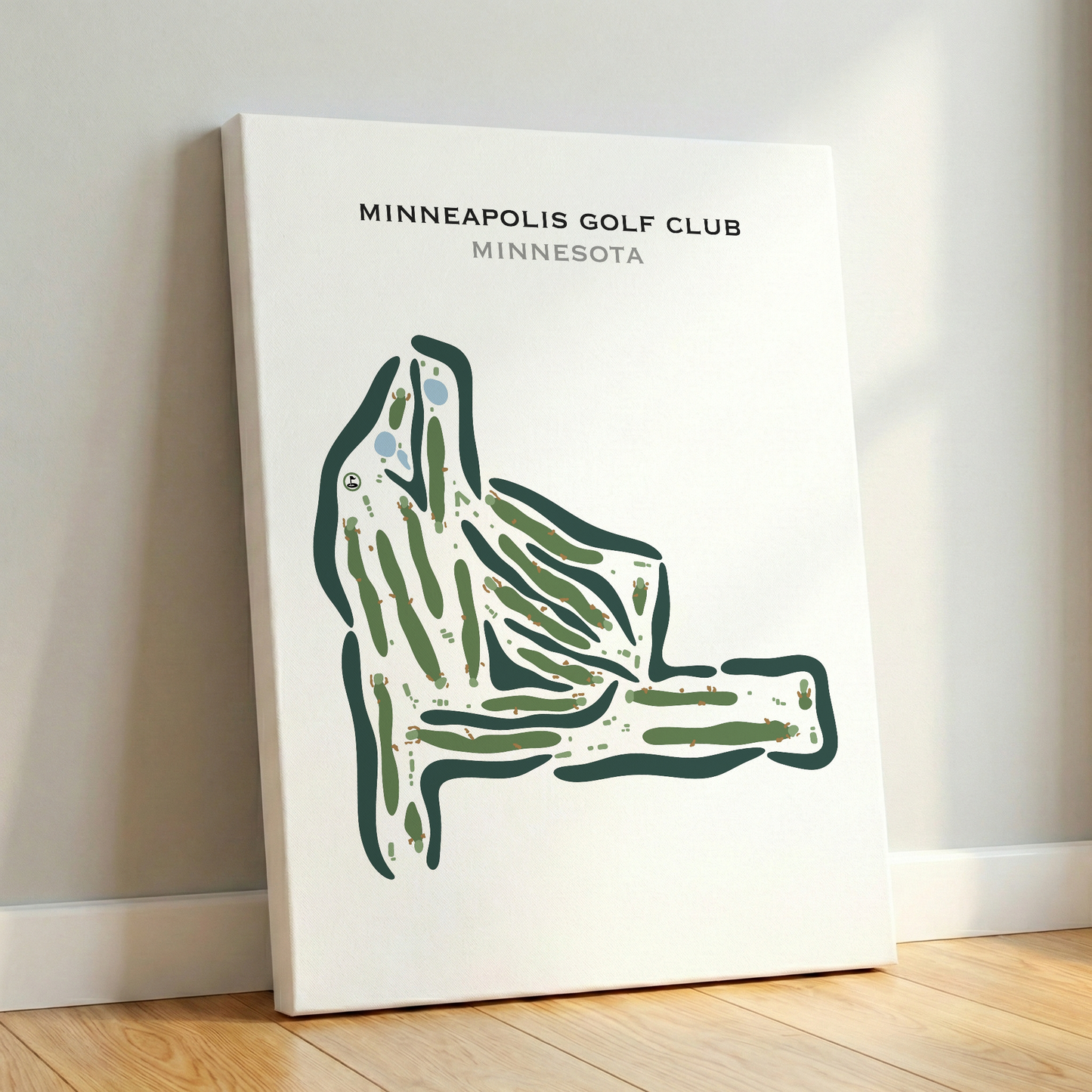 Minneapolis Golf Club, Minnesota - Printed Golf Courses