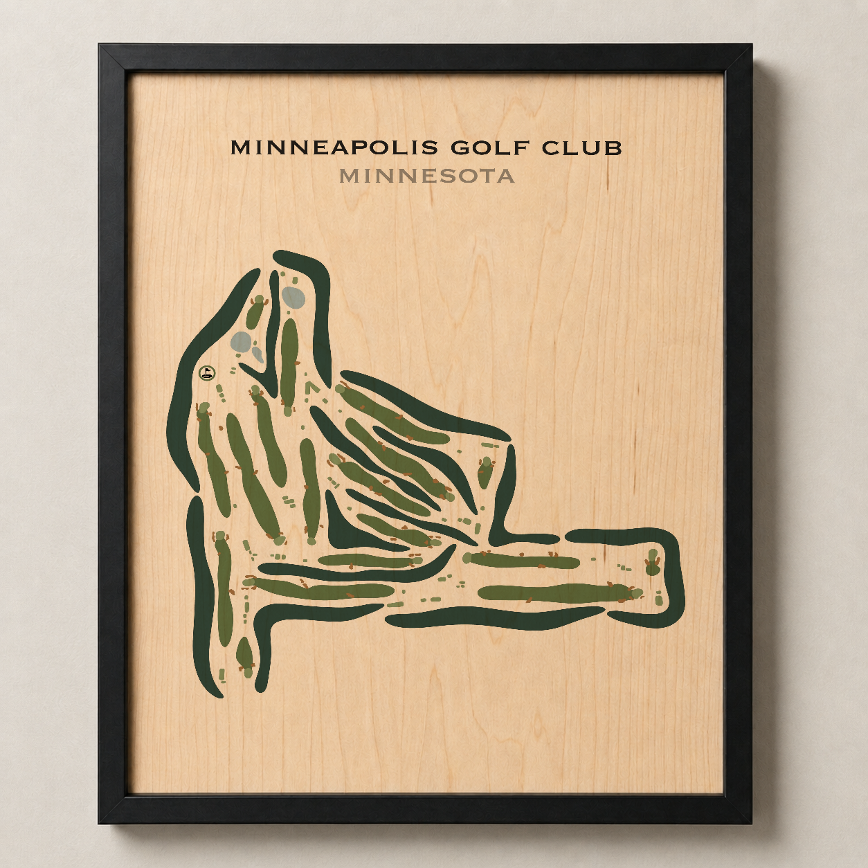 Minneapolis Golf Club, Minnesota - Printed Golf Courses