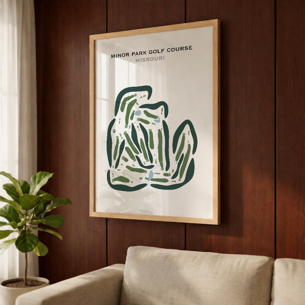 Minor Park Golf Course, Missouri - Printed Golf Courses