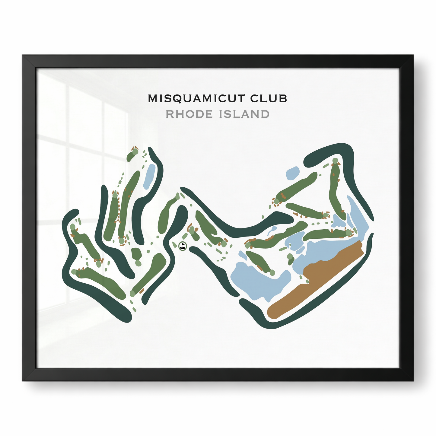 Misquamicut Golf Club, Watch Hill, Rhode Island - Printed Golf Courses